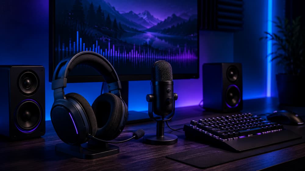 Audio pentru gaming fără marketing: căști, boxe, microfon și reglaje utile