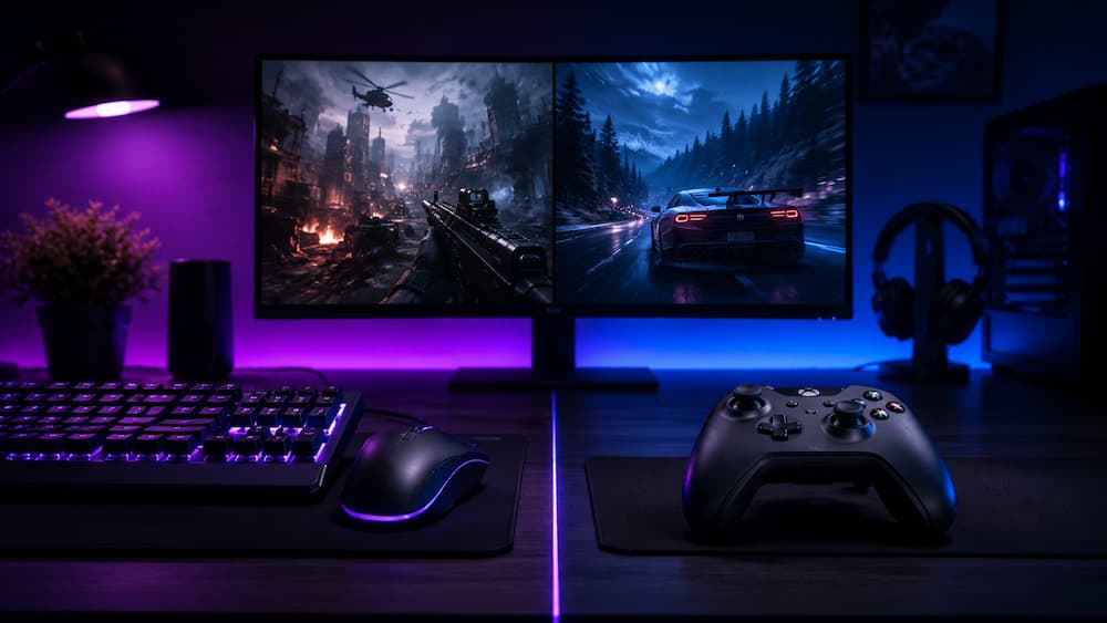 Gamepad sau tastatură cu mouse? Alegerea potrivită pentru fiecare tip de joc