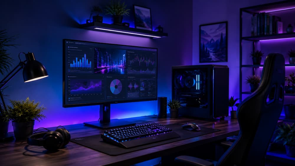 Ilustrație originală pentru articolul Gaming echilibrat: rutine simple pentru sesiuni plăcute și controlate